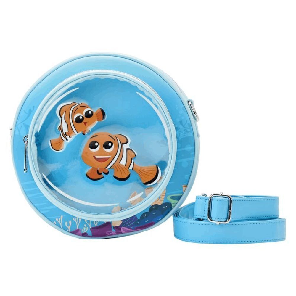 Loungefly Pixar Finding Nemo 20th Anniversary Bubble Pocket Crossbody Bag